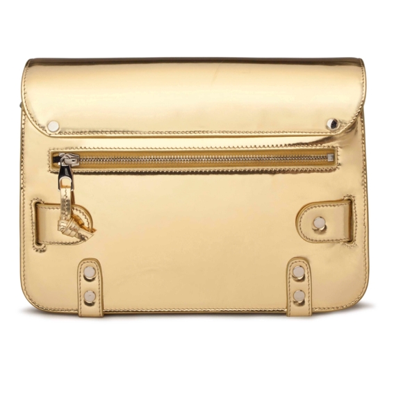 PS 11 Gold Mirror Patent Leather Bag - Picture 3 of 4